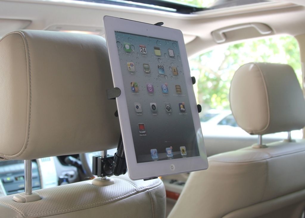 LUXTER Universal Car Seat Headrest Mount for Tablets Onyx Mount