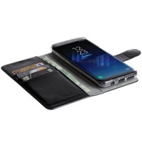 Samsung Galaxy S8 Plus Krusell EKERO Folio Wallet Credit Card slot Case cover