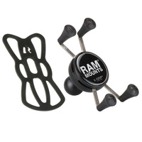 RAM Mount Universal X-Grip Cradle for Small Phones - Includes Tether - RAM-HOL-UN7BU