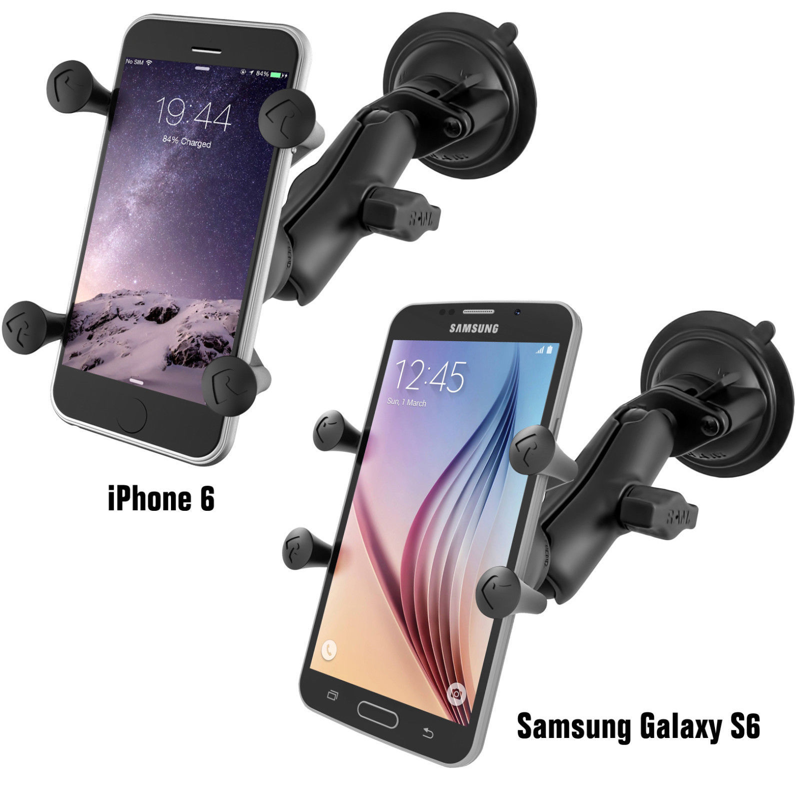 RAM Mount Windscreen Suction Cup Car Mount X-Grip Small Phones - Picture 14 of 44