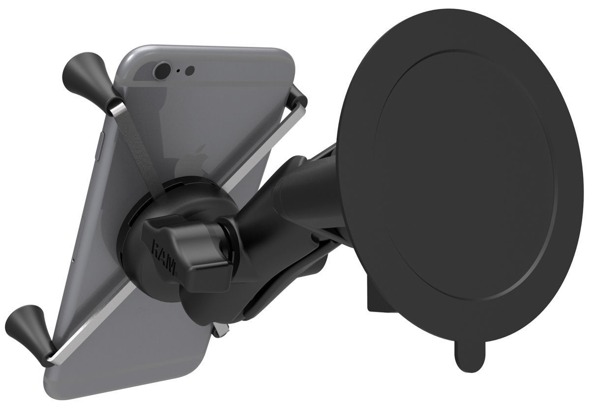 RAM Mount Windscreen Suction Cup Car Mount with X-Grip for iPhone