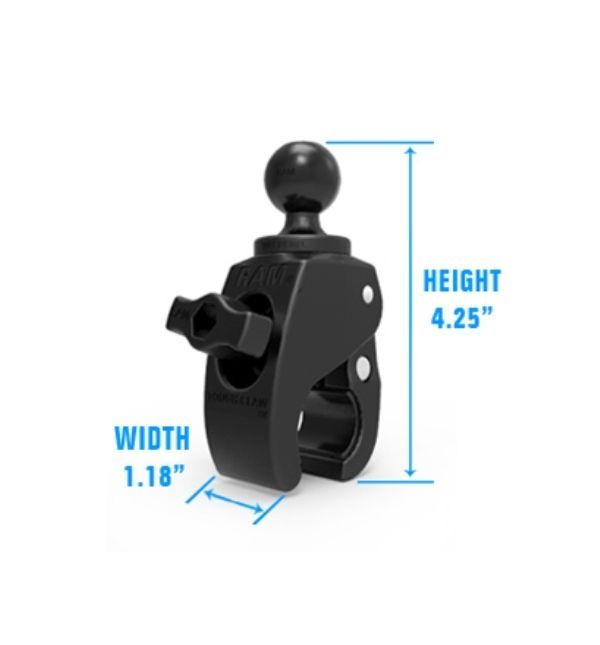 Ram Mount Tough Claw Rail Handlebar iPad Mini mount Universal X-grip 8" tablets - Picture 27 of 44