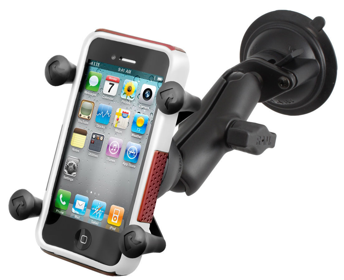 RAM Mount Windscreen Suction Cup Car Mount X-Grip Small Phones - Picture 18 of 44