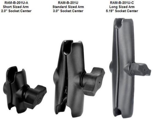 RAM Mount iPad AIR 2 Pro 9.7" Dual suction cup Windscreen mount RAM-B-189-TAB6U - Picture 19 of 33