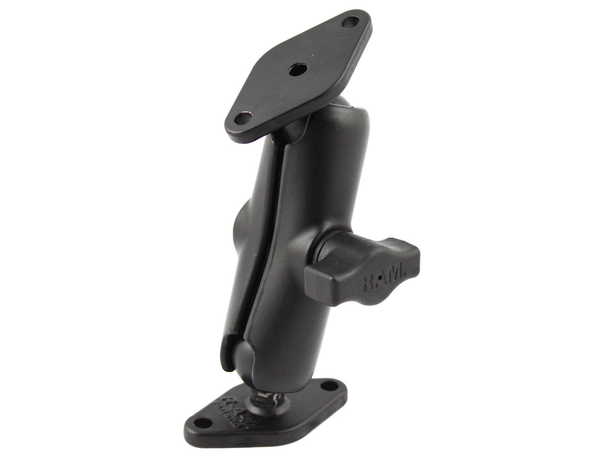 RAM 1" Ball Mount with 2x Diamond Bases & Double Socket Arm RAM Mount