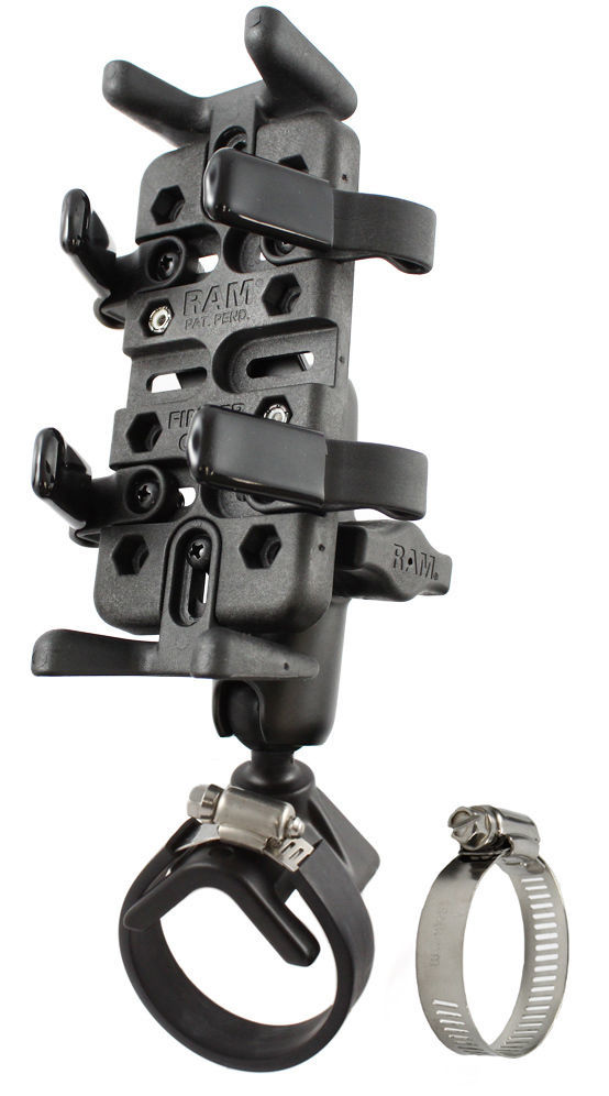 RAM Mount GPS Two Way Radio Cradle w/ ATV Roll Bar Base