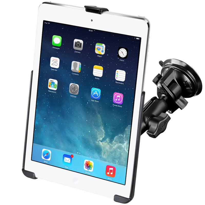 RAM Mount Vehicle Suction Cup Mount iPad Air 1 & 2, iPad Pro 9.7" iPad