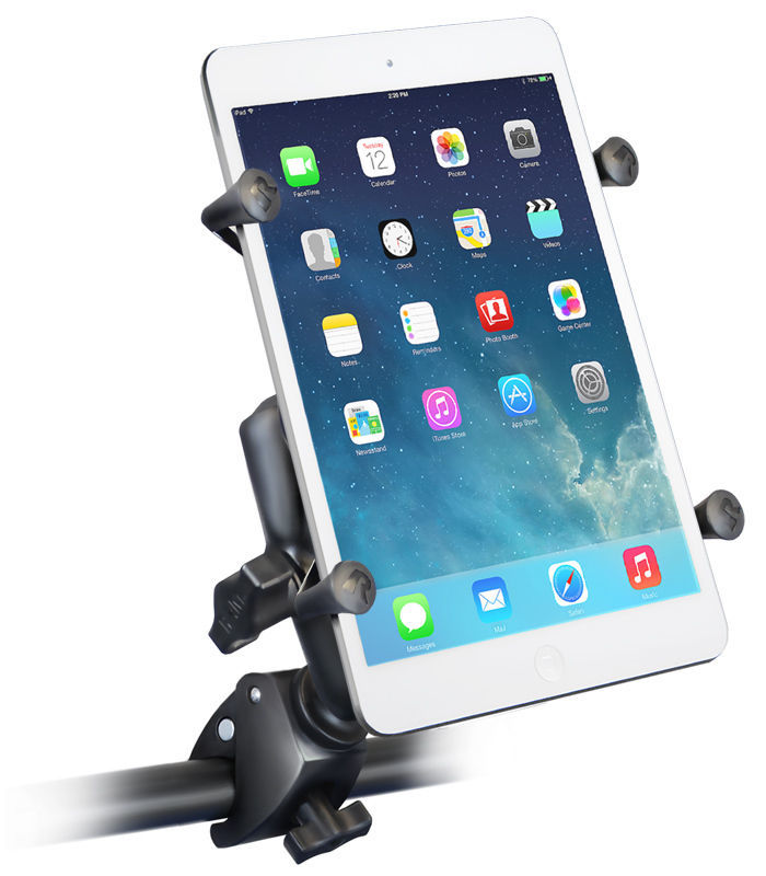 Ram Mount Tough Claw Rail Handlebar iPad Mini mount Universal X-grip 8" tablets - Picture 23 of 44