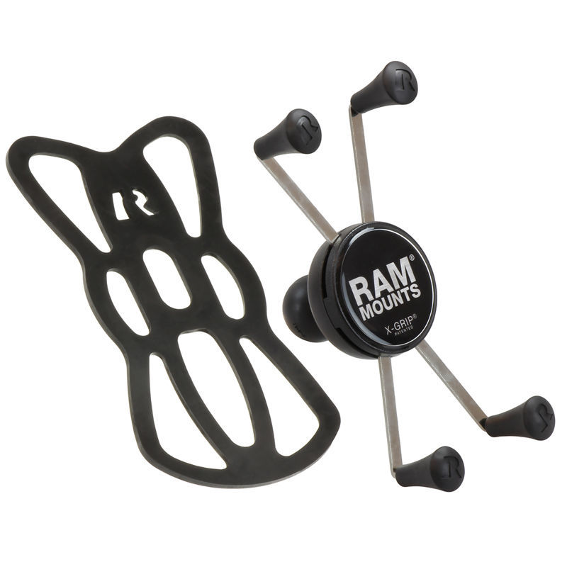 RAM Model Specific Cradle for iPhone XR with Long Arm & Tough Claw Wheelchair Mount (sku 40278)