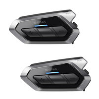 SENA 50R DUAL Low Profile Bluetooth Mesh Motorcycle Intercom Headset With Sound By Harman Kardon - 50R-02D