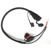 Motorcycle USB Charger Hella Din Port Power Hardwired Battery Harness  