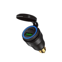 BMW QC3.0 Hella Din Plug USB-C & USB Quick Charger