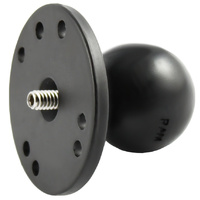 RAM Mount 1.5" C Size Ball with Round Base and 1/4" - 20 Threaded Male Post