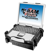 RAM Tough-Tray Spring Loaded Cradle for Large Laptops & Tablets (10" - 16")