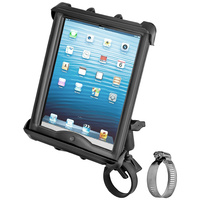 RAM Mount Motorcycle Handlebar 10" Tablet Mount Heavy Duty Case ATV Strap