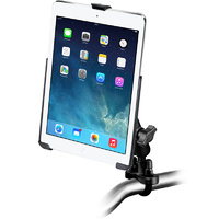 RAM U-Bolt Handlebar Rail Mount Ez Roll'r Cradle for iPad Air 1
