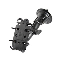 RAM Suction Cup Windscreen Mount with Universal Phone Cradle