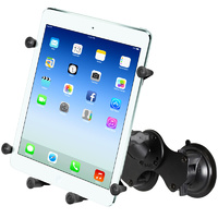 RAM Mount Universal 10" X-Grip Cradle Holder with Dual Suction Cup