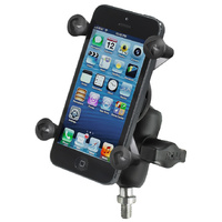 RAM Motorcycle Mount M10 Bolt Universal X-Grip Cradle for Small iPhones