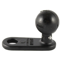 RAM Mount 1" Ball with 2.25" x 0.87" Motorcycle Base with 11mm Hole for Scooter Mirror Mount
