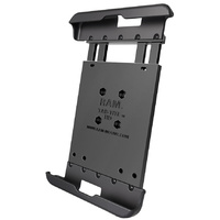 RAM Mount LOCKING Cradle 8" Tablets Samsung TAB A & S2 8.0 A using Heavy Duty Case