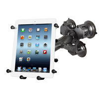 RAM Triple Suction Cup Mount Universal Tablet X-Grip