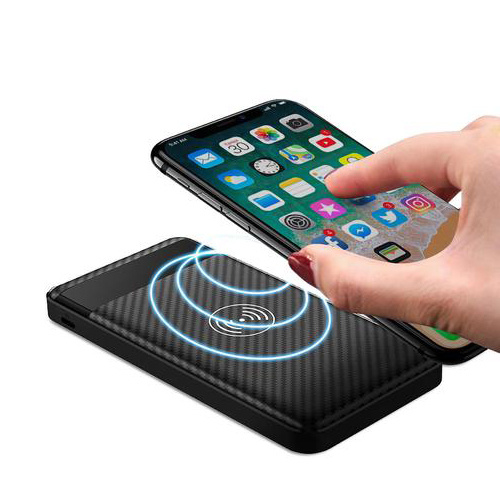 Portable Lightweight Wireless Power Bank Qi Charger iPhone 8, X, 8 Plus,  Samsung